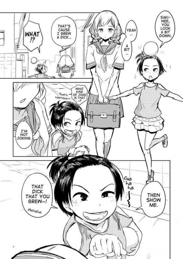 chinko ga haetara dou suru ka kinjo no gakincho hen what would you do if you grew a dick neighborhood brat chapter cover